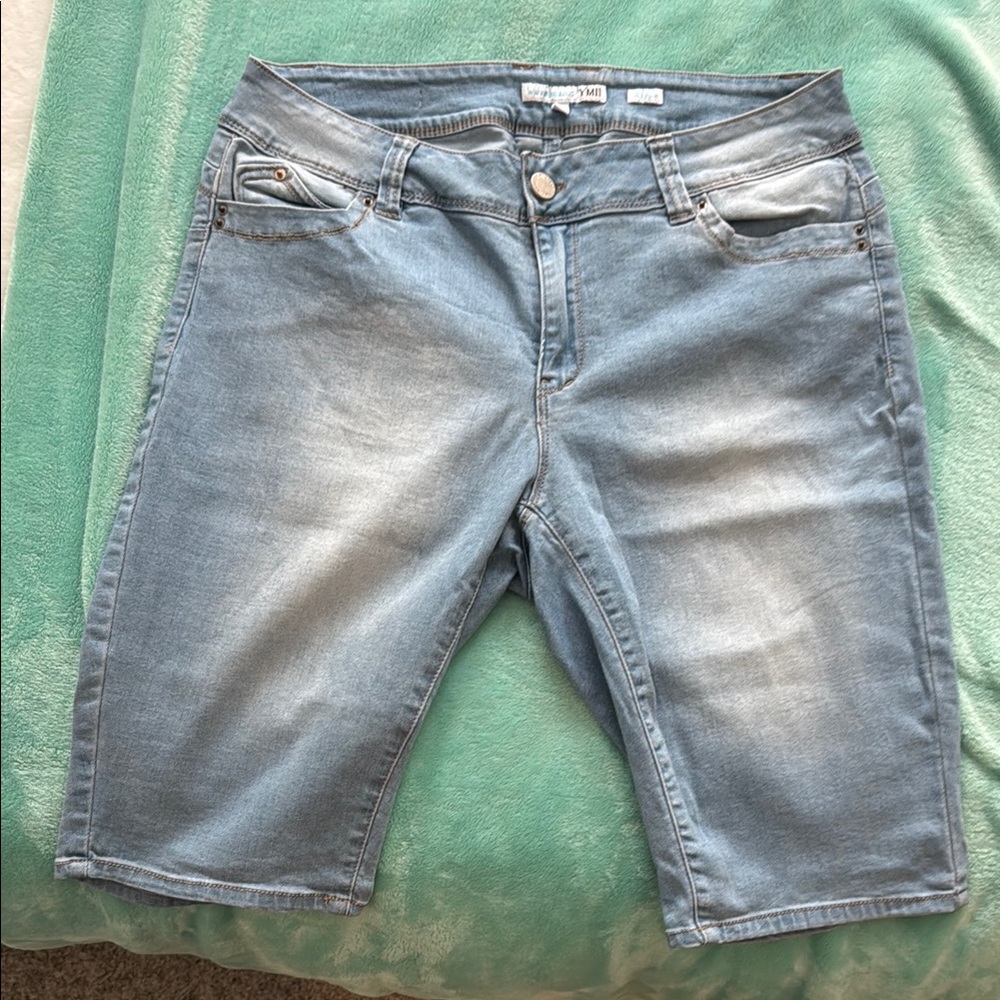 Light Blue Denim Shorts